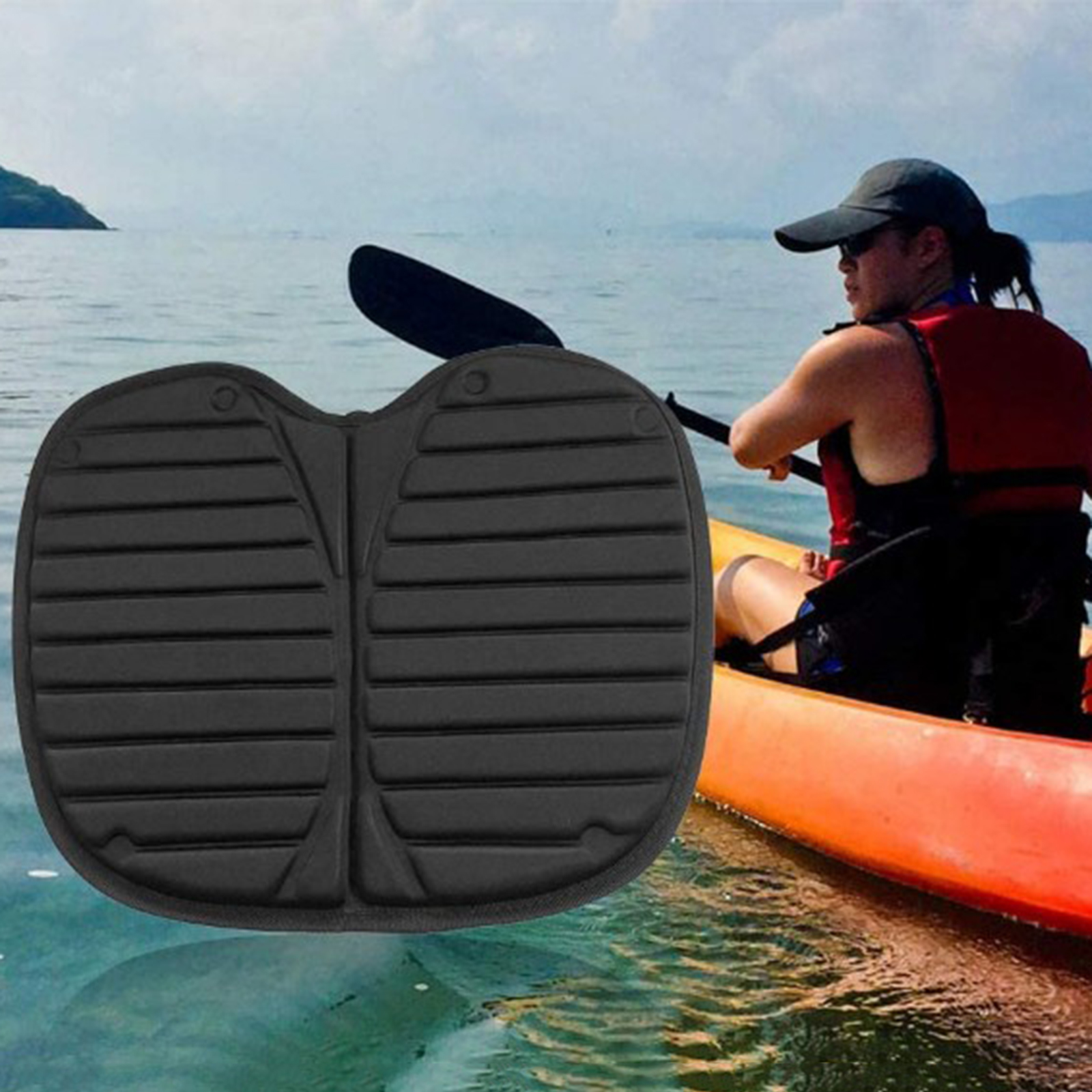 Durable Kayak Seat Cushion EVA Padded Pad Stadium Seats Comfortable Pads