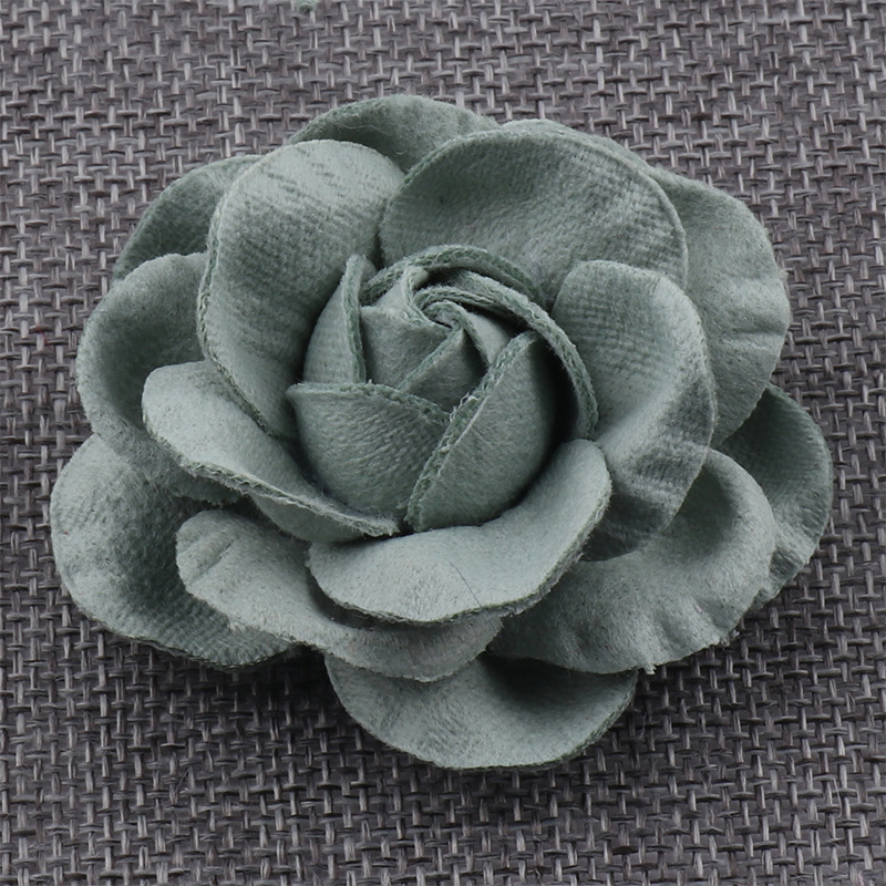 5PC handgemachte Kleidung Pullover Retro langer Abschnitt Ethno-Stil lila einfache Mode Corsage Stoff Blumen-Accessoires Zubehör – Detail 9