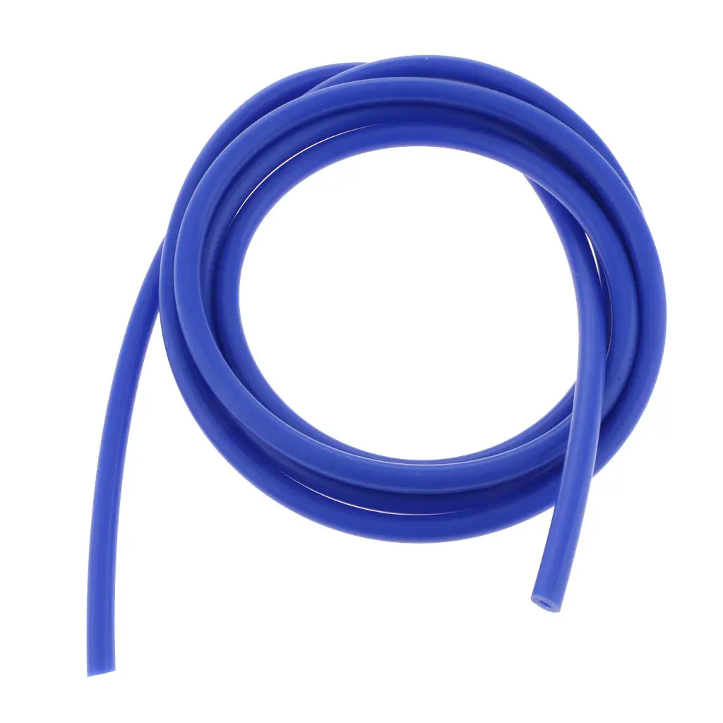 MagiDeal 118inch/3Meter Length Silicone Vacuum Tubing Pipe Hose for Car Blue