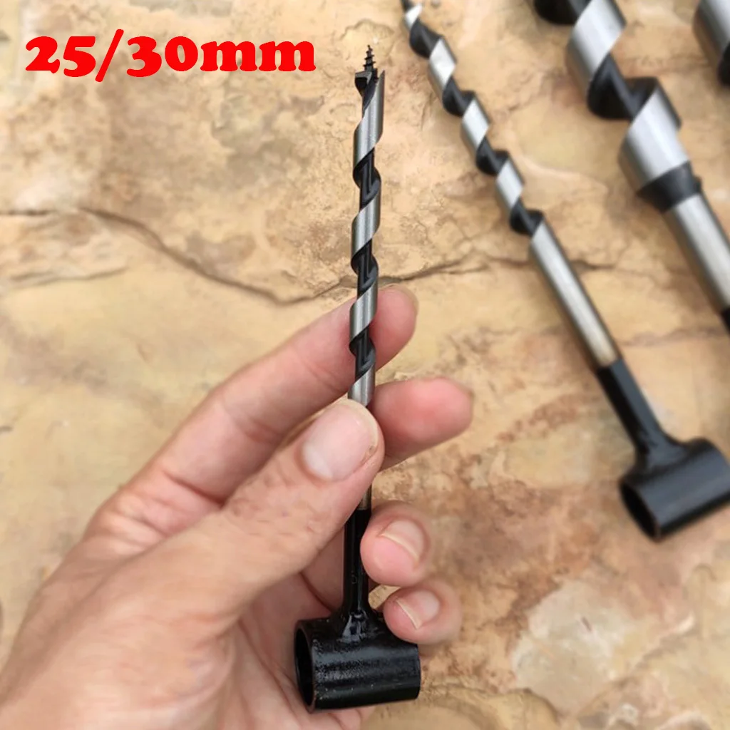 Manual Survival Drill Bit,  Eye Wood Auger Drill Bit, Woodworking, Bushcraft,