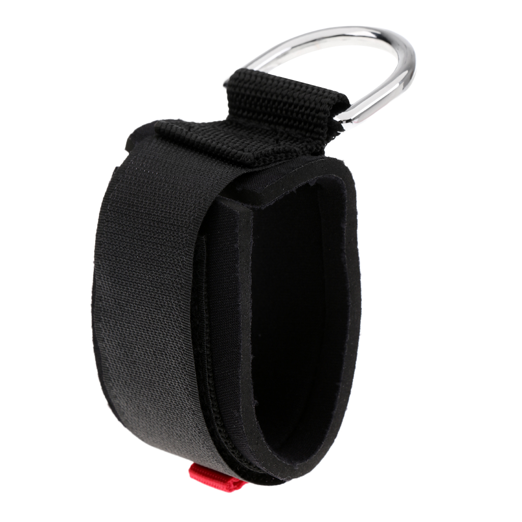 1pc Padded Snorkeling Wrist Strap Dive Wristband Lanyard Hanging Rope D-Ring