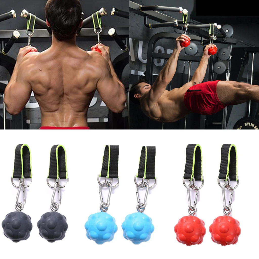 2PCS Fitness Heavy Arm Muscle Trainer Grip Ball Home Gym Equipment Workout Strength Grip Strength Trainer Finger Exerciser Ball