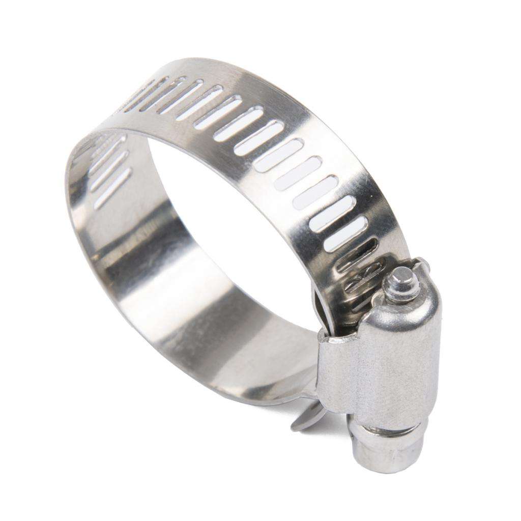 60X Rustproof Stainless Steel Oil Hose Clips Clamp Tubing Clip Clamps 6-38mm