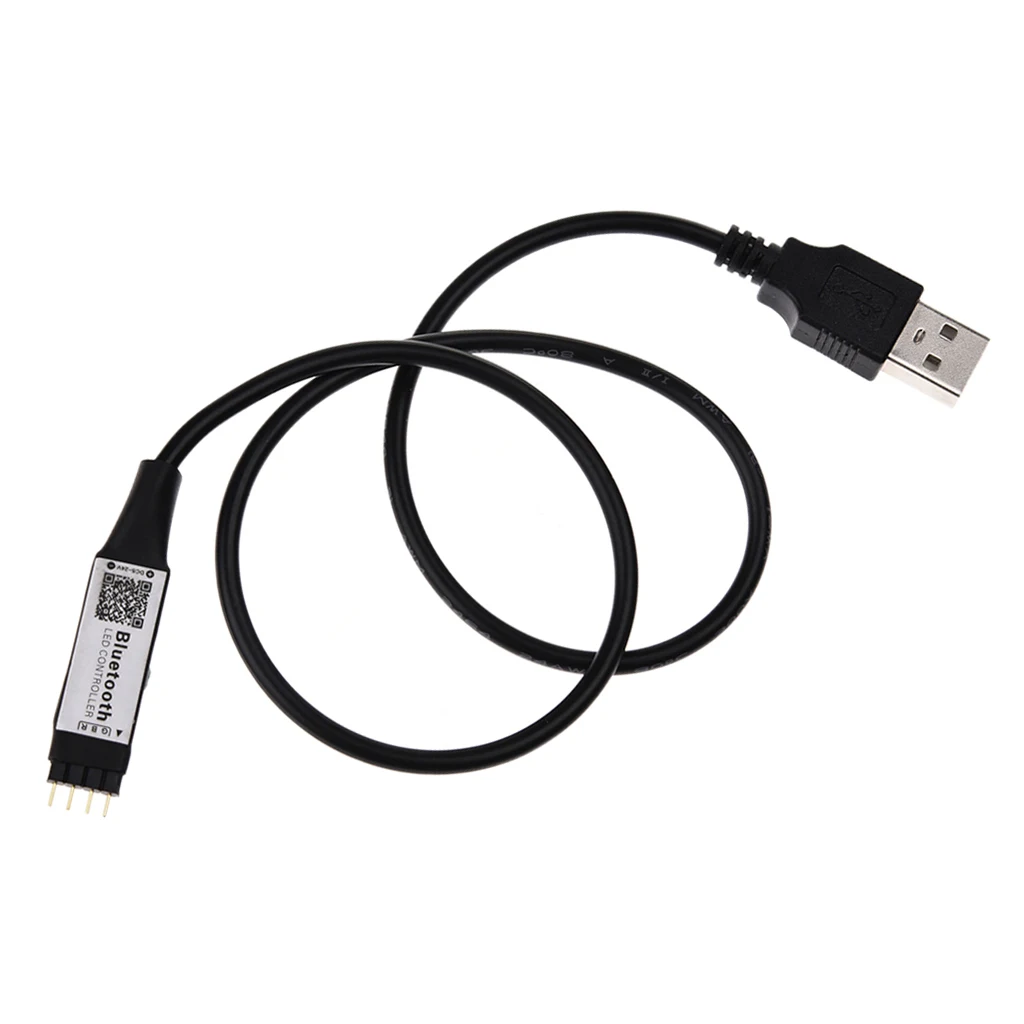 Mini Bluetooth RGB Controller TV Back Light Strips DC5-24V USB Port 45cm