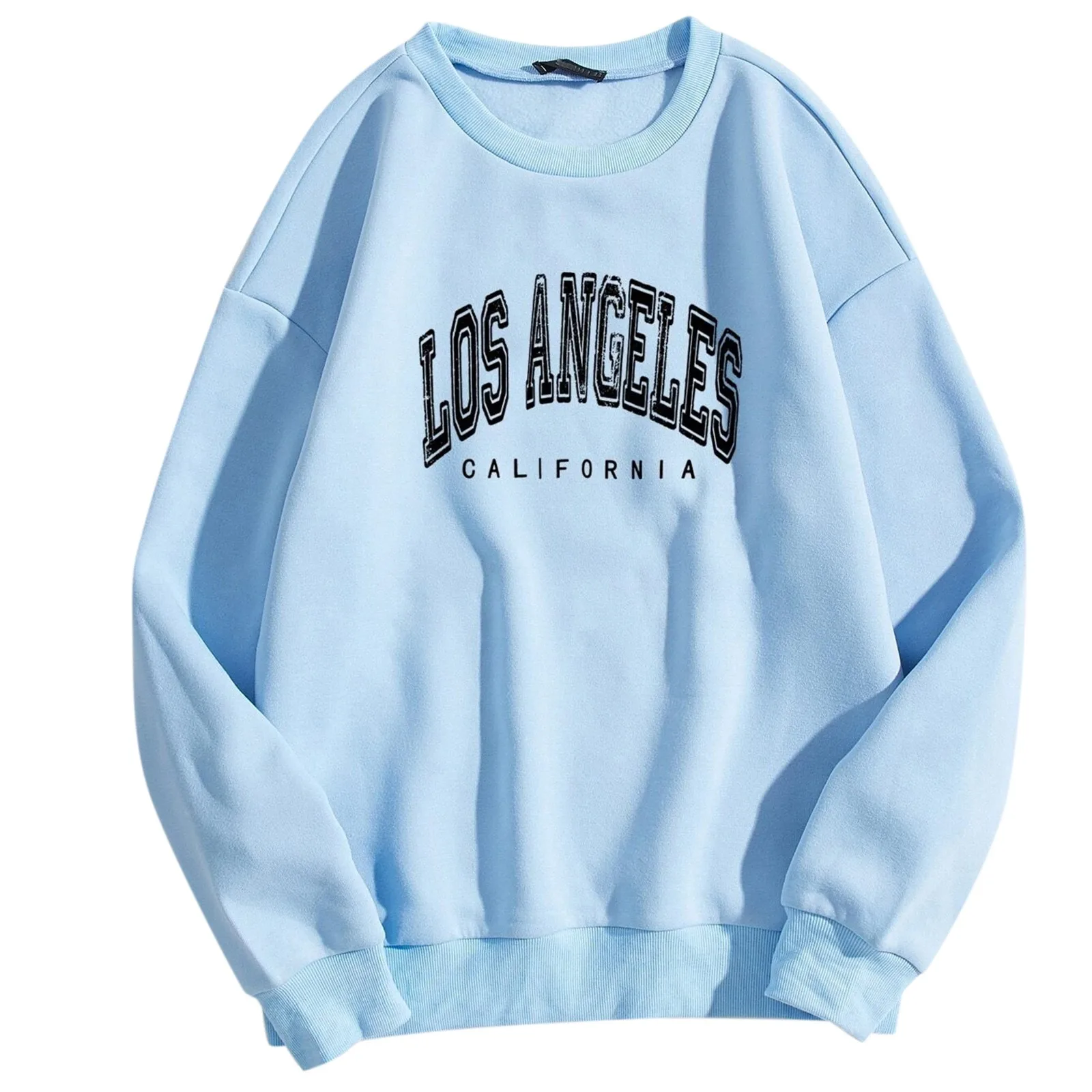 Los Angeles Oversized Sweatshirt | Los Angeles Brown Sweatshirt 