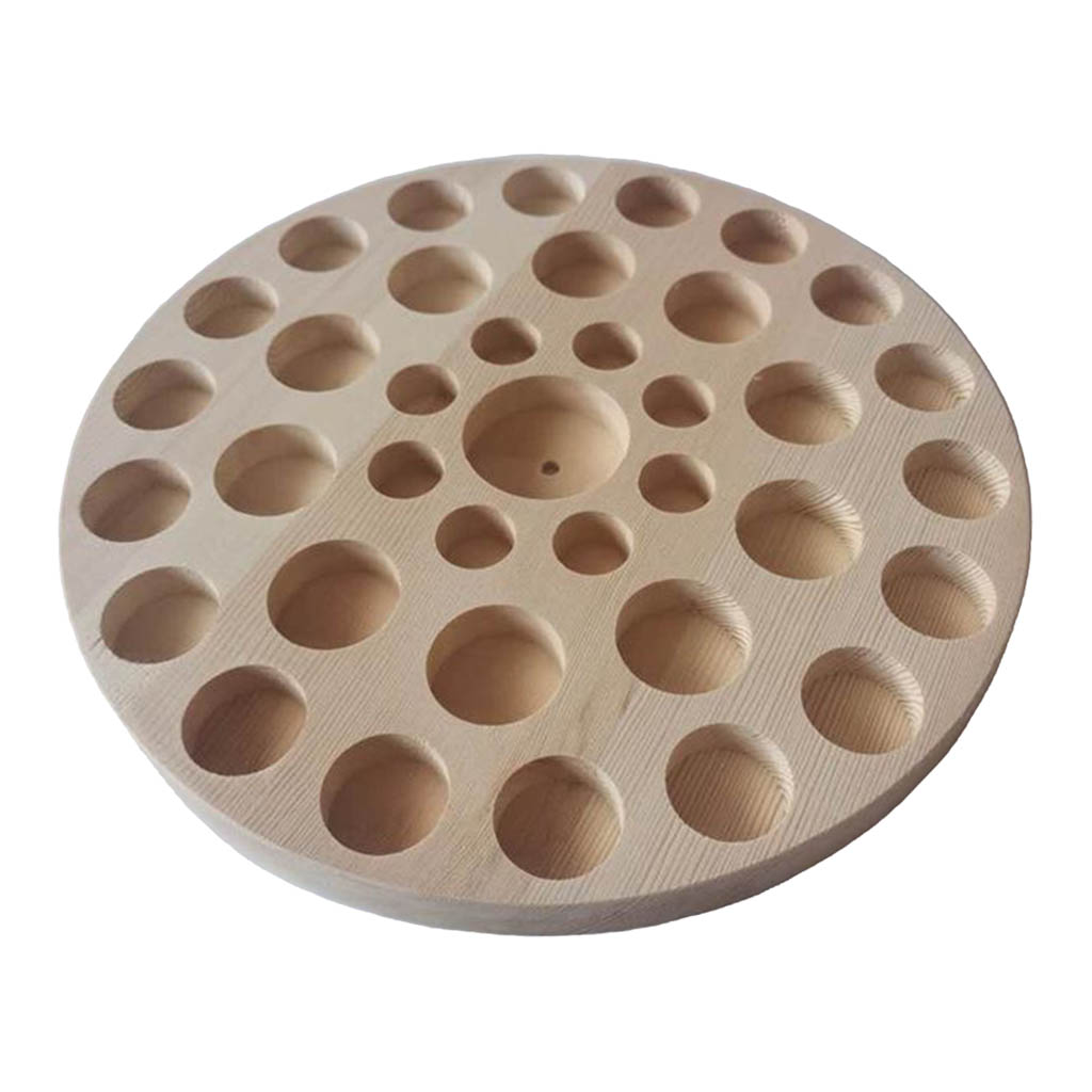 Wooden Essential Oil Displaying Rack Organizer37Slot 10/15/30/100ml Stand Holder