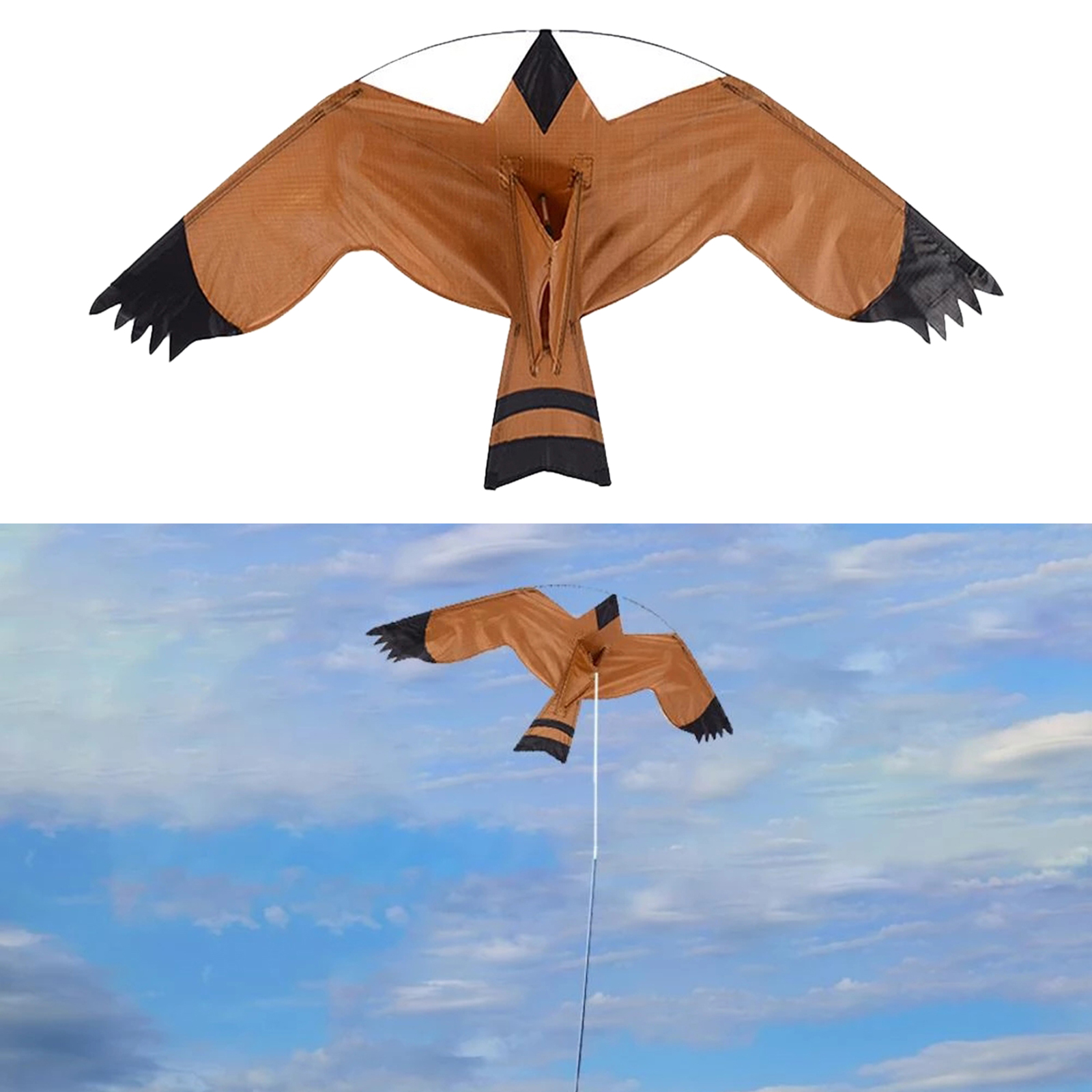 Lifelike Bird Repellent Eagle Flying Kite Scarer Pigeon Insect Pest Control Tool for Scarecrow Garden Protector Guard