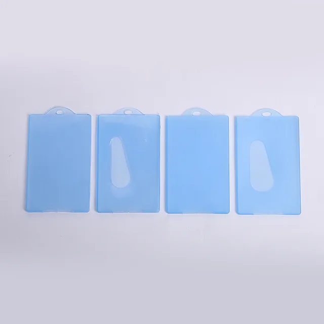 Simple Transparent Plastic Card Holder Keyring Sleeve Set Bank Card ID Card  Bus Card holder Case Bag Cover - Price history & Review, AliExpress Seller  - Yanitek Store