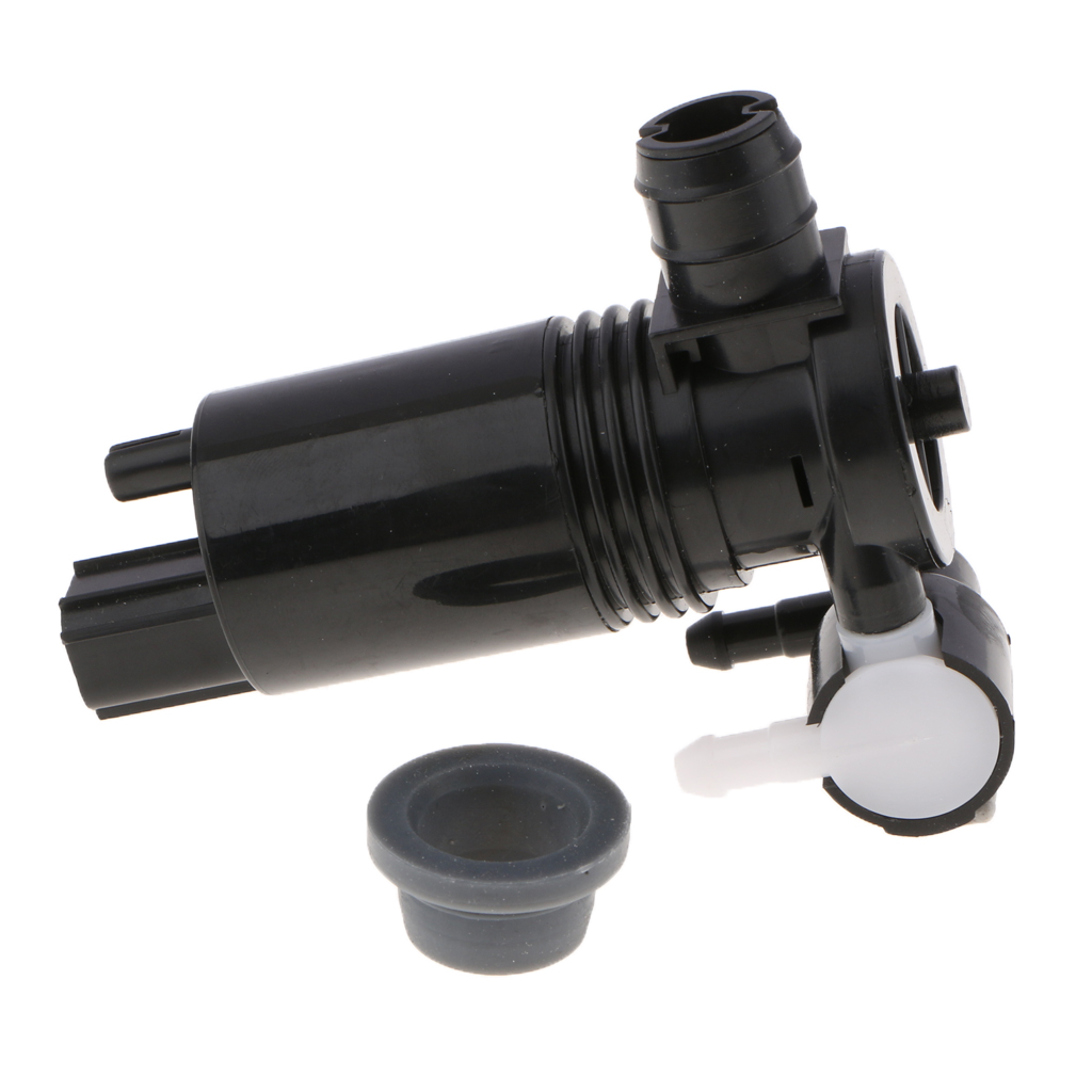Windshield Washer Pump w/Grommet - For:Ford Fiesta 2011-2015 (Front & Rear) (4Dr Hatchback) - Replaces OEM # 8A61-17K624-AA