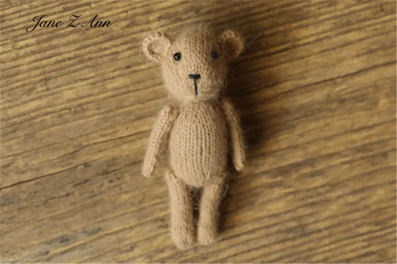 feito mão mink bonecas de pelúcia de malha bezerro coelho urso mouse lua cheia fotografia adereços