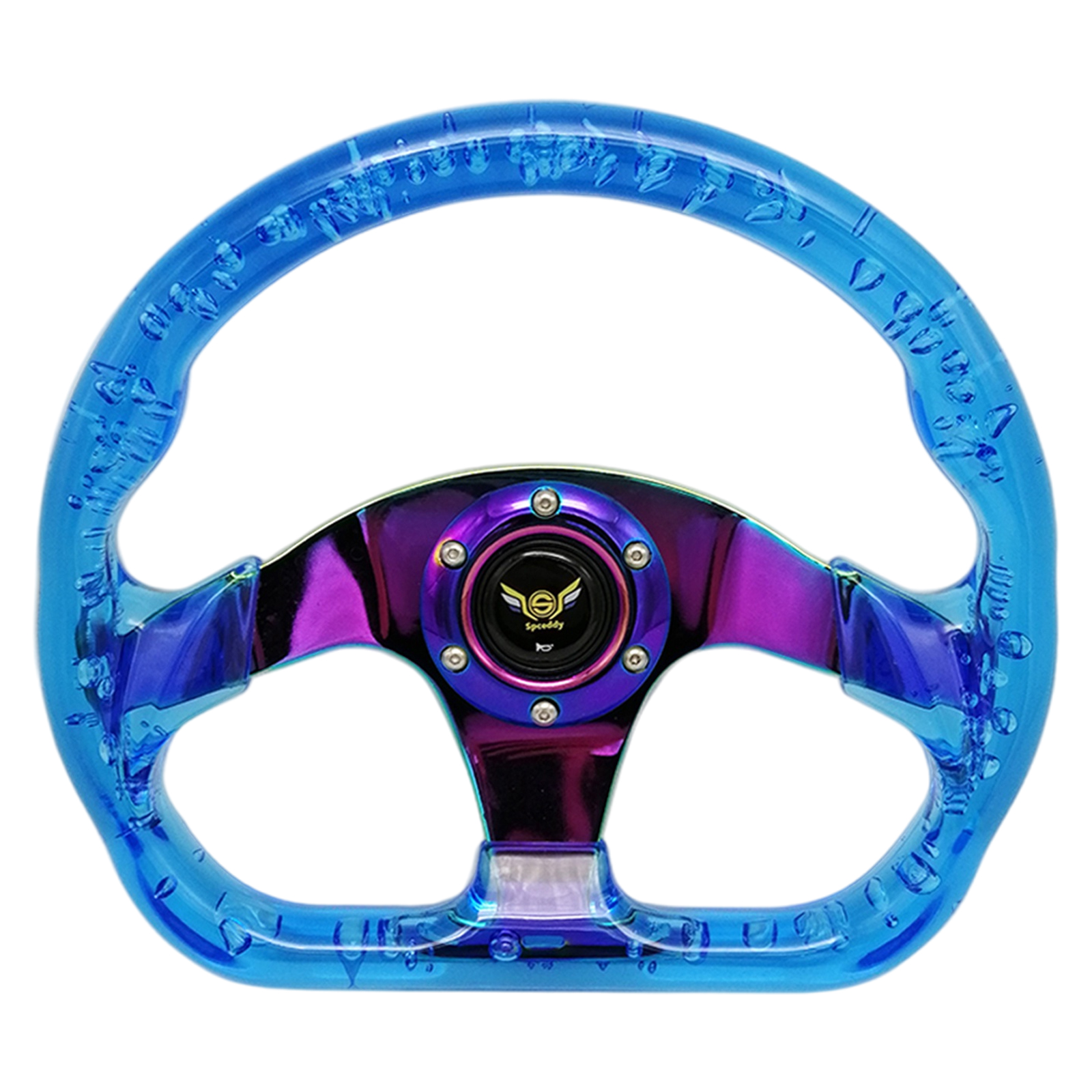D Shaped 13 inch Auto Acrylic Steering Wheel Drifting Steering Wheel Parts D Shaped 13 inch Auto Acrylic Steering Wheel Drifting Steering Wheel Parts