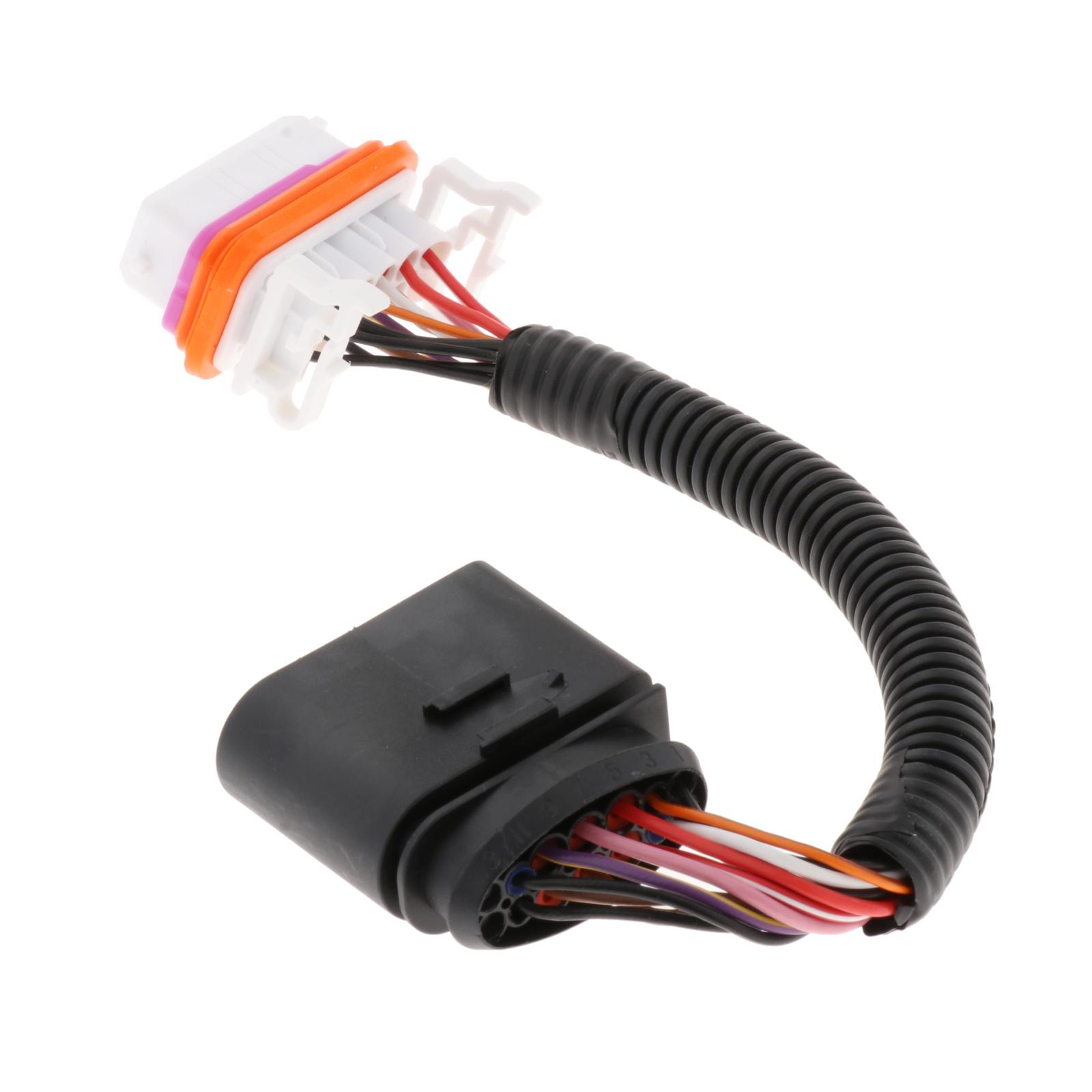 Headlight Wiring Harness Replacemet, Front Lamp Xenon Connector, for Porsche Cayenne 2003-2006 95563123911, Auto Parts