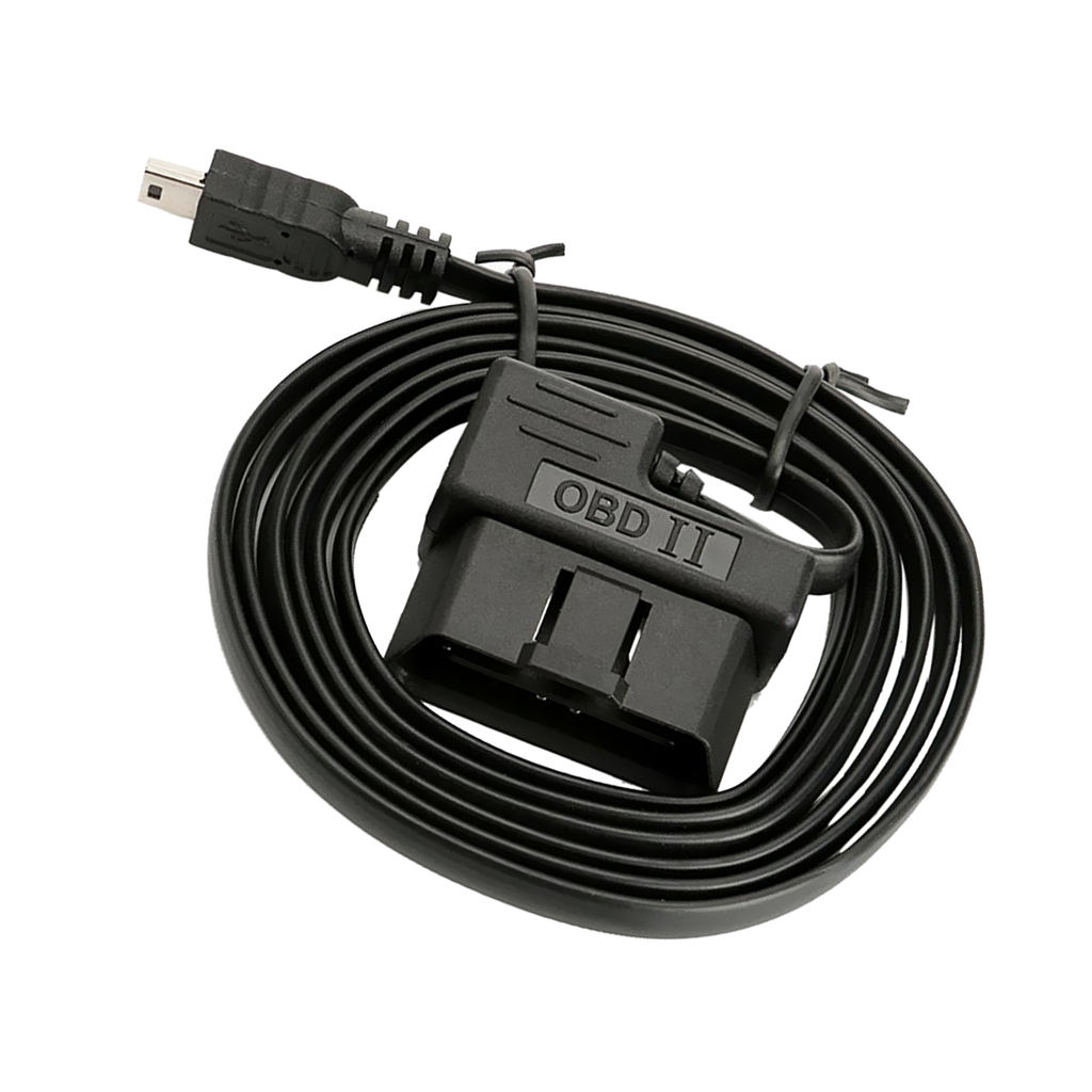 Replacement Car Head Up Dispaly OBD II 2 16 Pin to Mini USB Cable 1.8 Meter