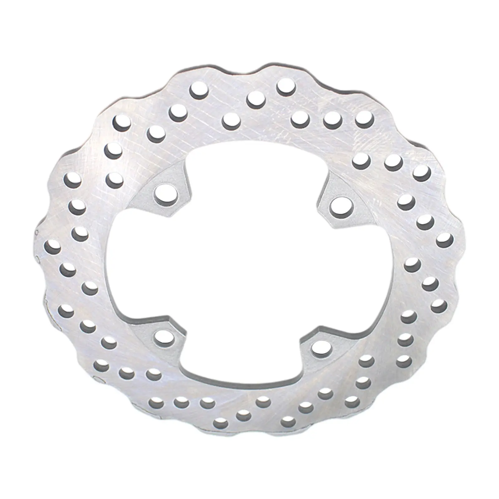 Rear Brake Disc Rotor Silver Motorcycle Replacement 220mm Accessories Steel for Kawasaki ER6F Z750 ZX6R ZX636 ER-6F ER-6N ER6N