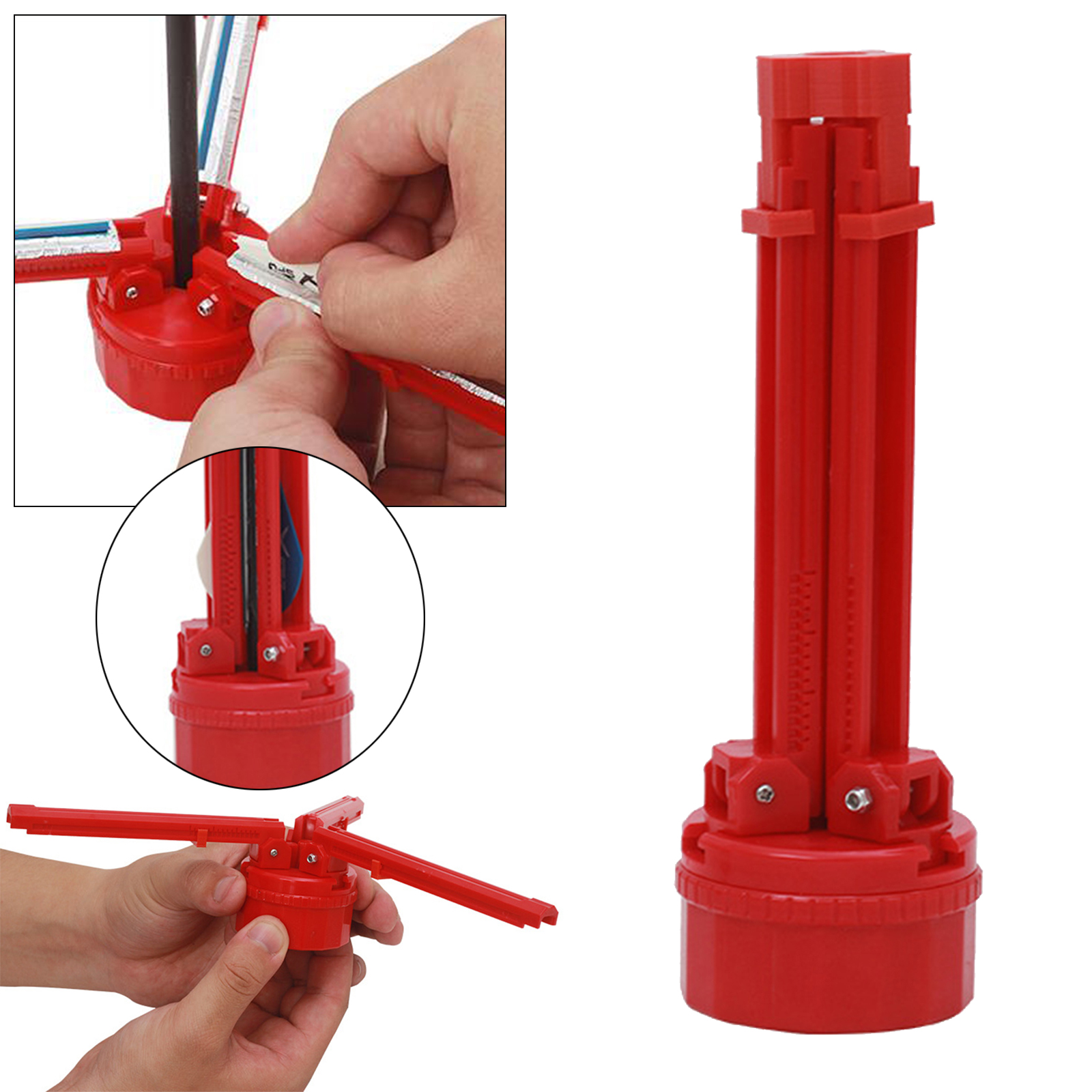 Archery Fletching Jig Vanes Stick Plastic Fletches DIY 3.2-11mm Arrows Making Supply