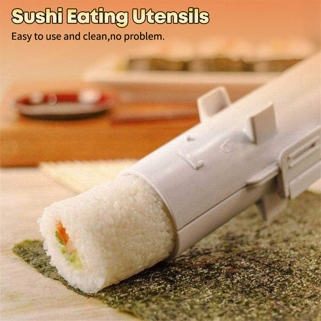 1set Sushi Making Kit For Beginner, Sushi Making Kit, All In One Sushi  Bazooka Maker With Bamboo Mats, Bamboo Chopsticks, Avocado Slicer, Paddle,  Spre