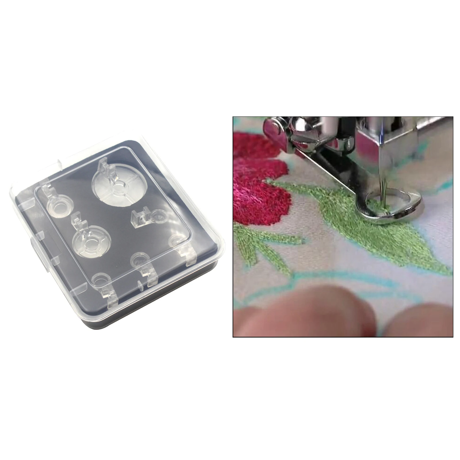 8PCS Multifunction Embroidery Quilting Darning Foot Sewing Machine Presser Embroidery Foot Universal Freedom Embroidery