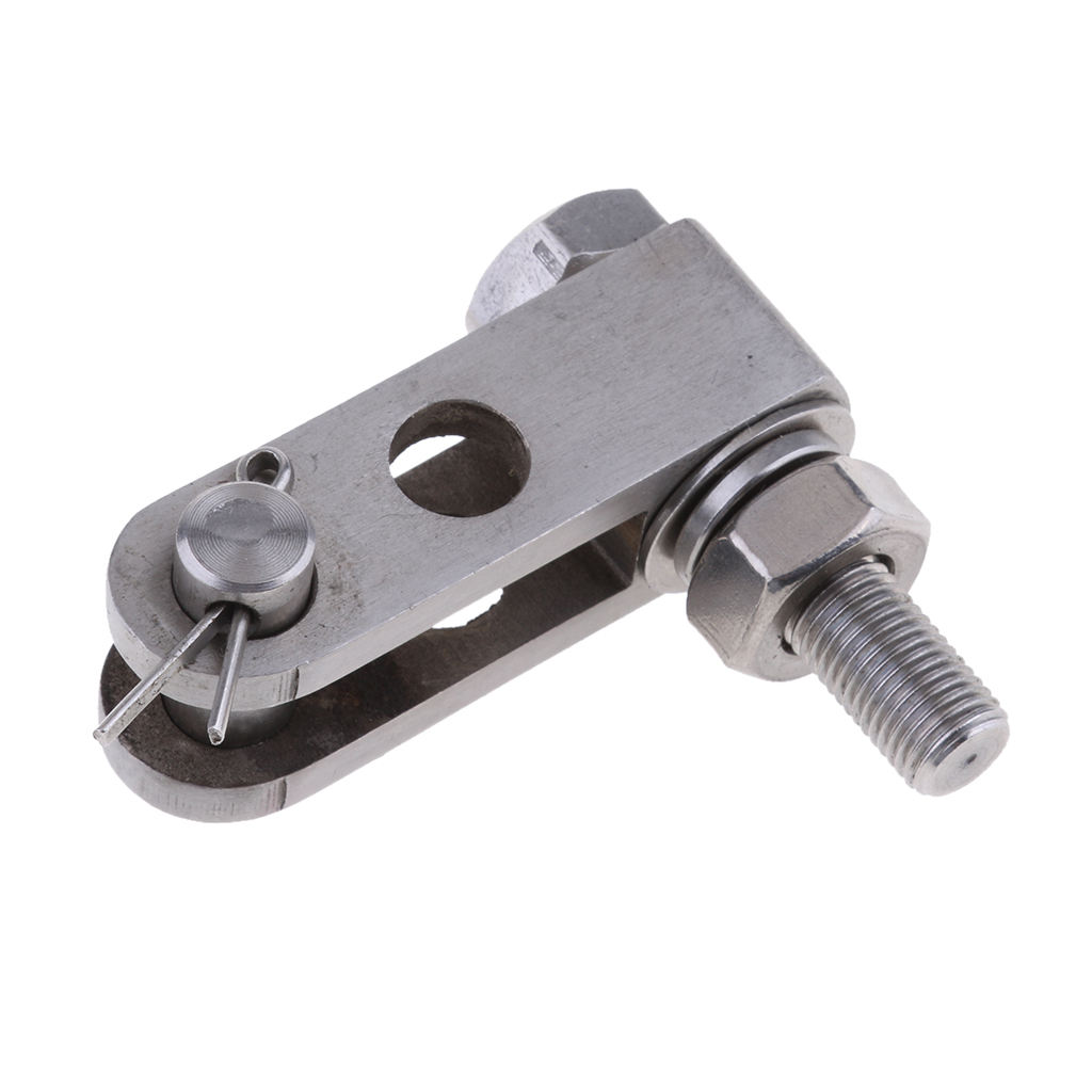 Silver Outboard Steering Clevis Kit With Short Bolt A75 Marine Boat Motor