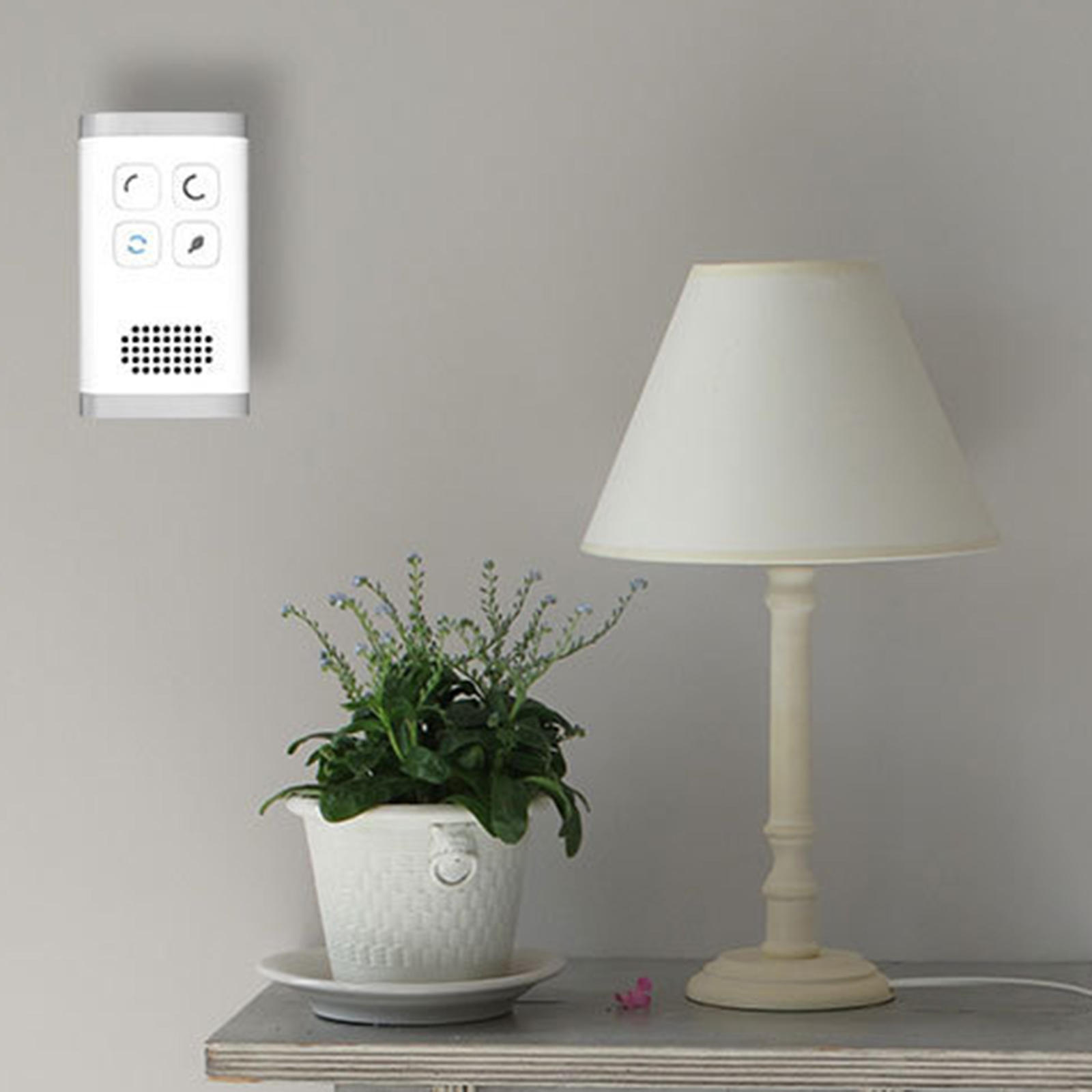 Mini Air Purifier US Plug 2.5W Fresh Deodorant Sterilise Cleaner Deodorization for Office Pet Room Dust Removal Toilets Bedroom