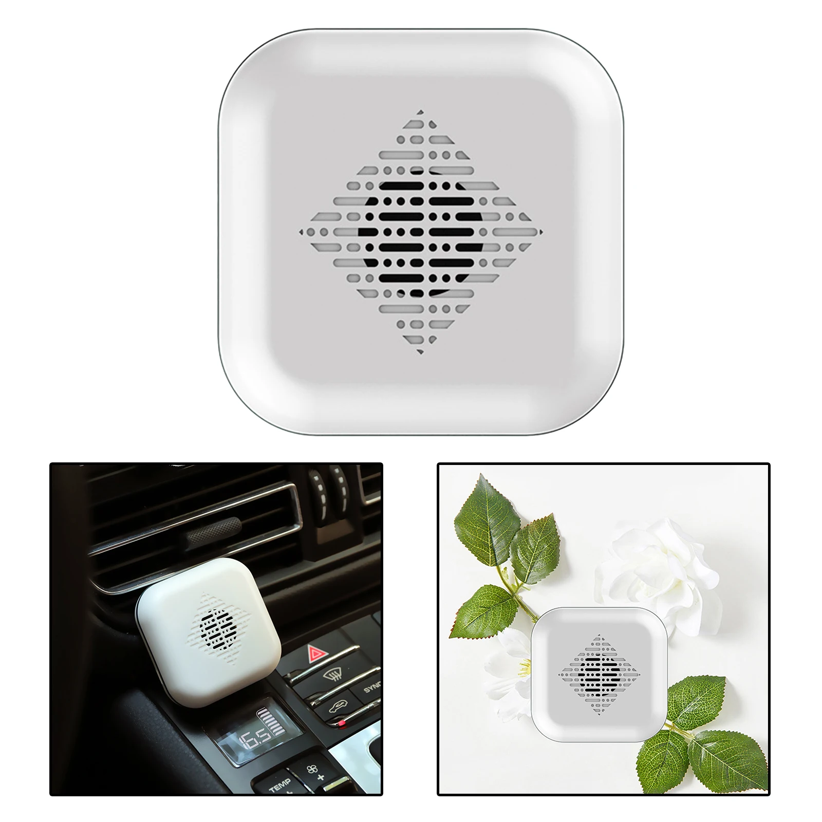 Portable Carry-on Aromatherapy Diffuser Quiet USB for Car Home Office White