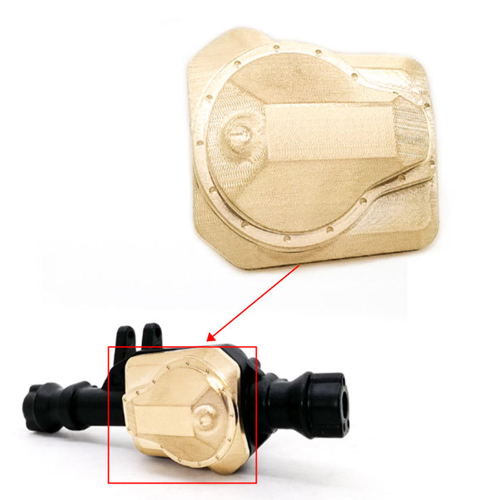 Diff Cover Work on Front Rear Axle Bridge for Tra-xxas 4 1/10 RC Crawlers
