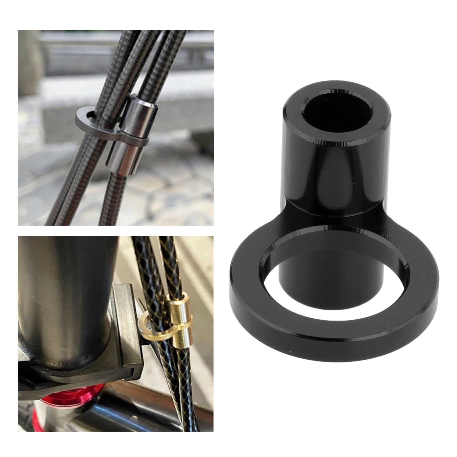 Durable Bike Brake Cable Buckle Guide Bicycle Tube Bike Frame Clamp Rose Red Bicycle Brake Cable Wire Clamps Oil Tube Parts