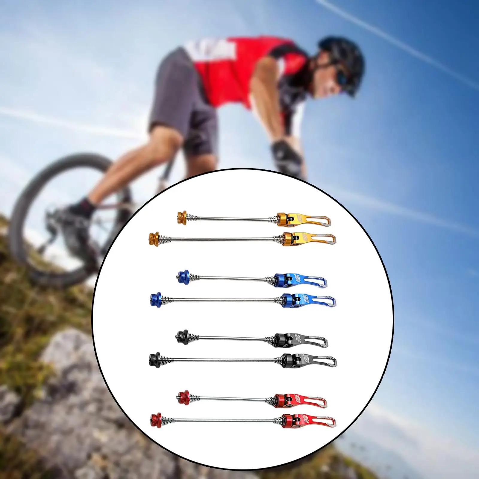 Lightweight Bike Quick Release Axle Skewer Clip Bolt Lever High Strength for Bicycle