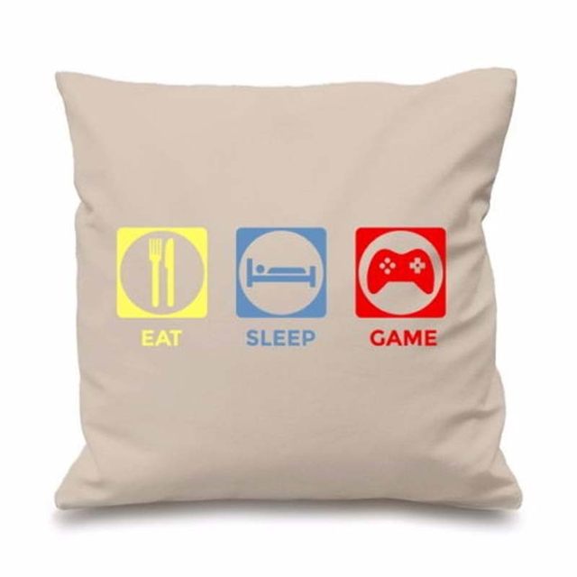 Funny Video Gamer Game Rage-Quit Definition Decorative Throw Pillow Case  Cove