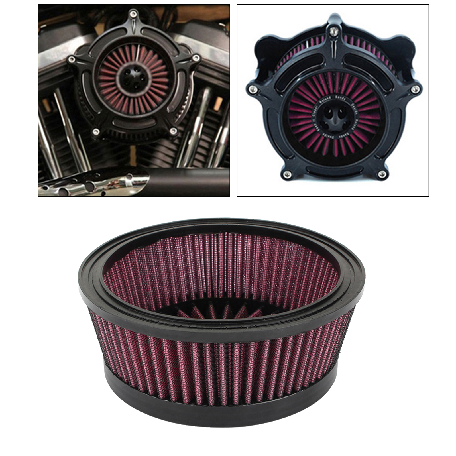 Air Cleaner Filter Element for Harley  / FXR 1993-2017 Touring 1993-2007  2016-2017