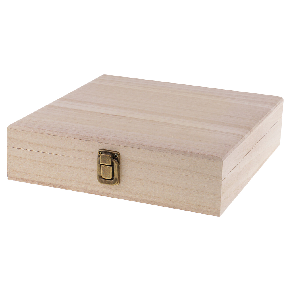 All-purpose Box Wooden Box with Lid - Wooden Box Wooden Box Storage Box