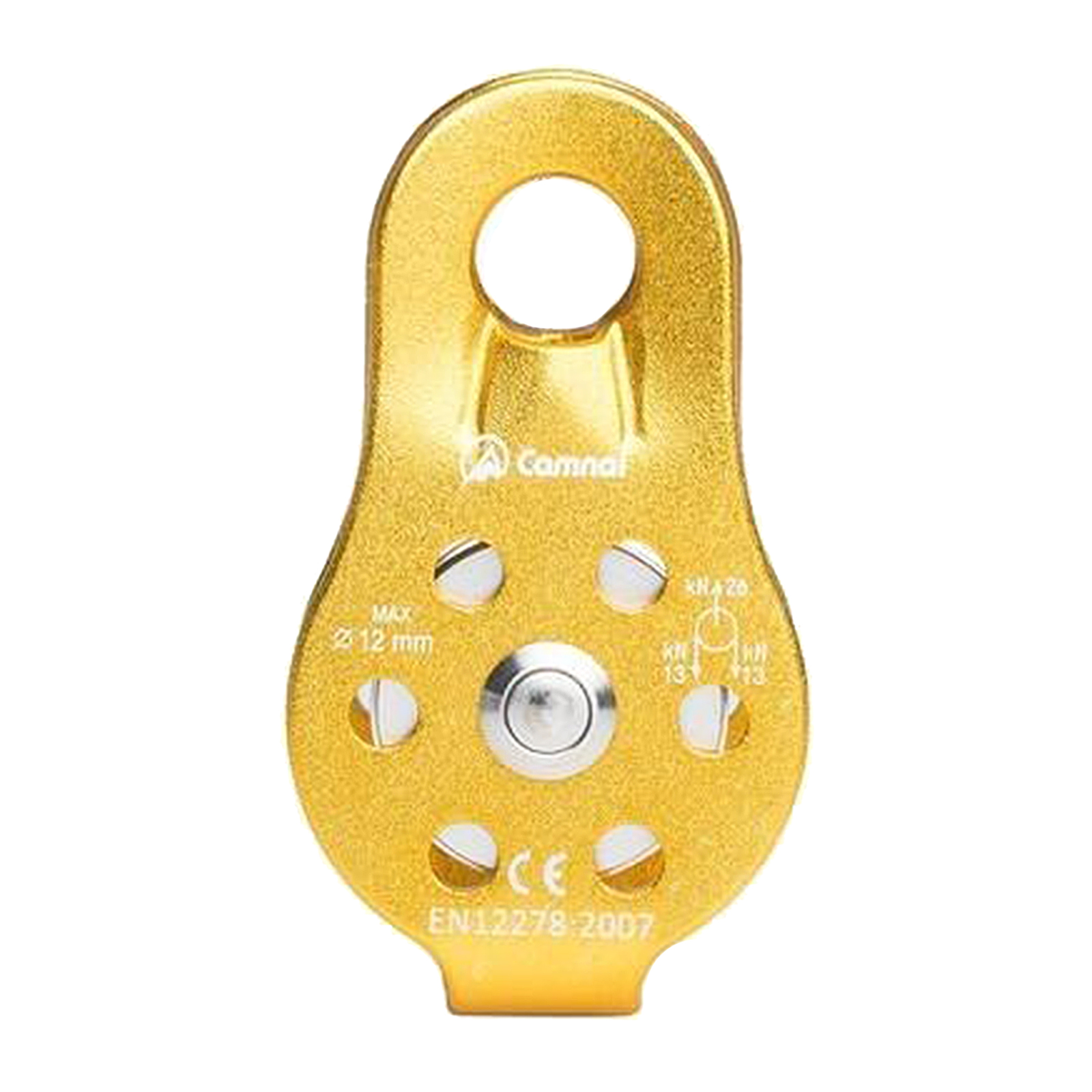 26KN Climbing Pulley Fixed Mountaineering Rope Rock Climbing Pulley Safety Outdoor Tools Ascending Devices