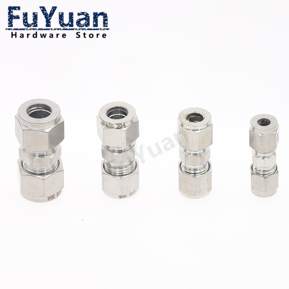 304 SS Edelstahl 3 4 6 8 10 12mm 1/8 "1/4" 3/8 "1/2" OD rohr Doppel Ferrule Rohr Fitting Anschluss – Detail 2