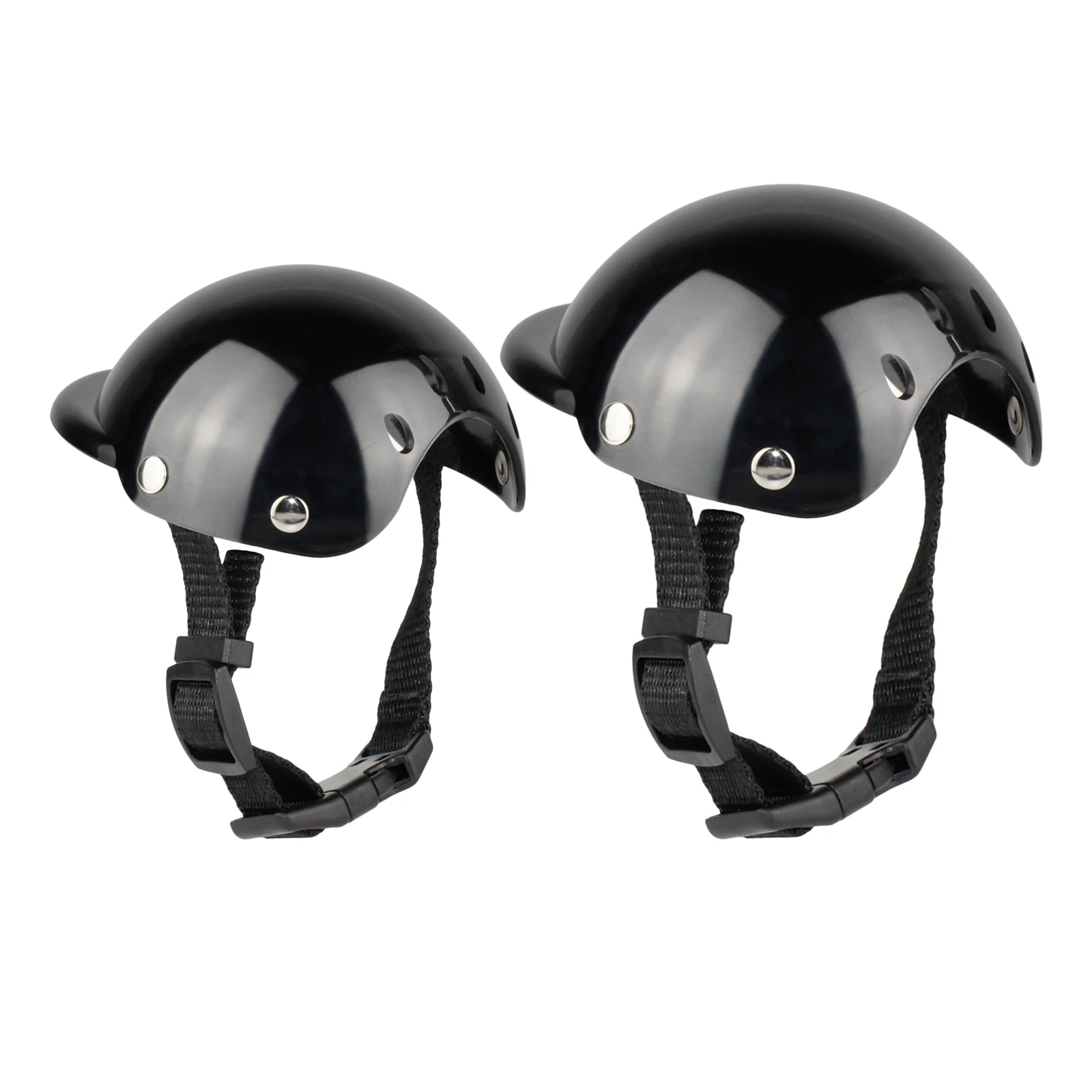 Pet Helmet Sun Rain Protection S-M Size Safety Motorcycle Hat Pet Hat for Bike Cat