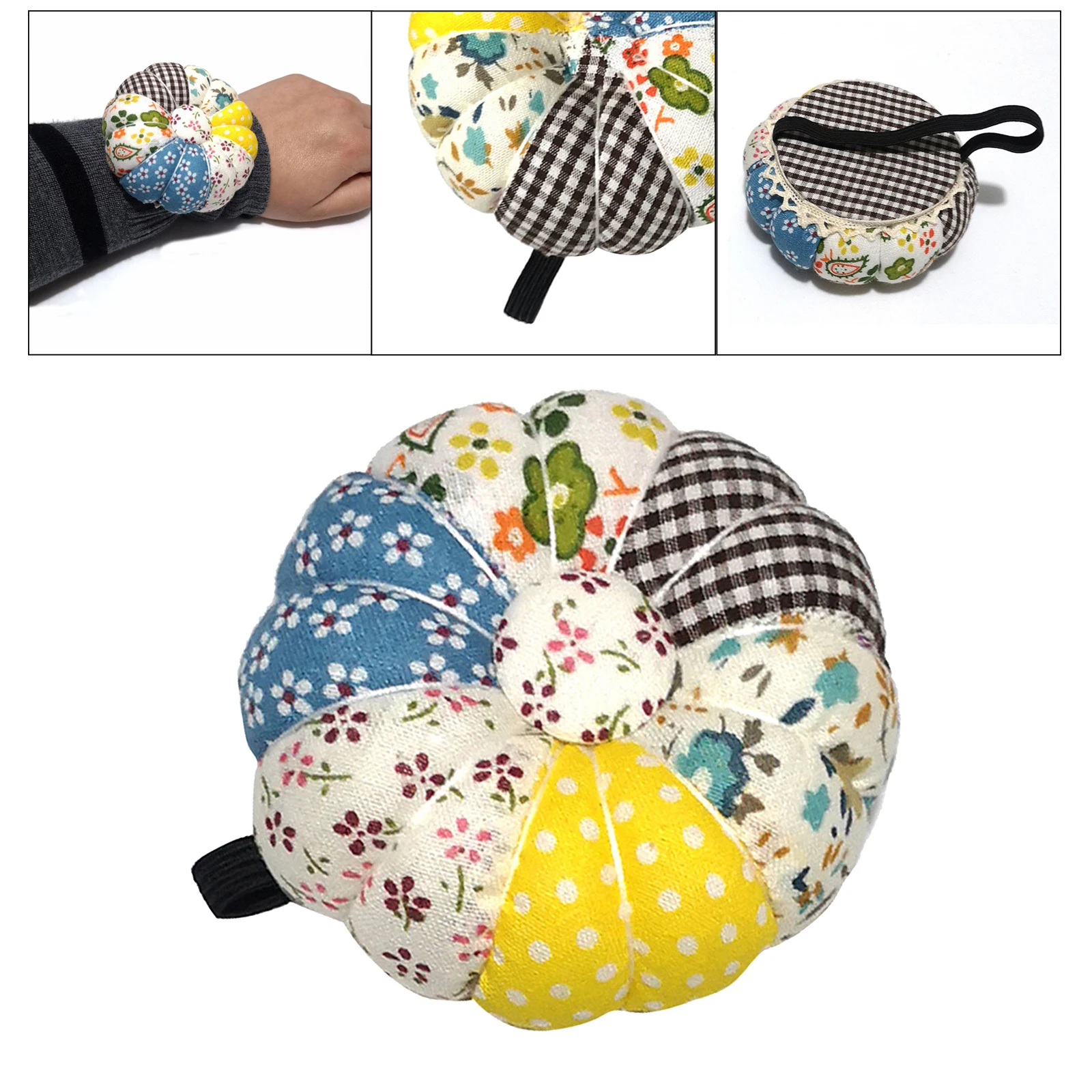 Functional Wrist Pin Cushion Sewing  Crafting Holder Pincushion