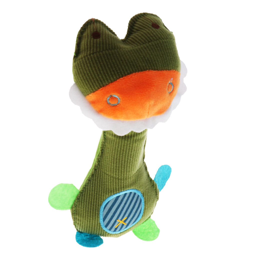Infant Stuffed Animal Baby Hand Rattle BB Soft Plush Toy Doll