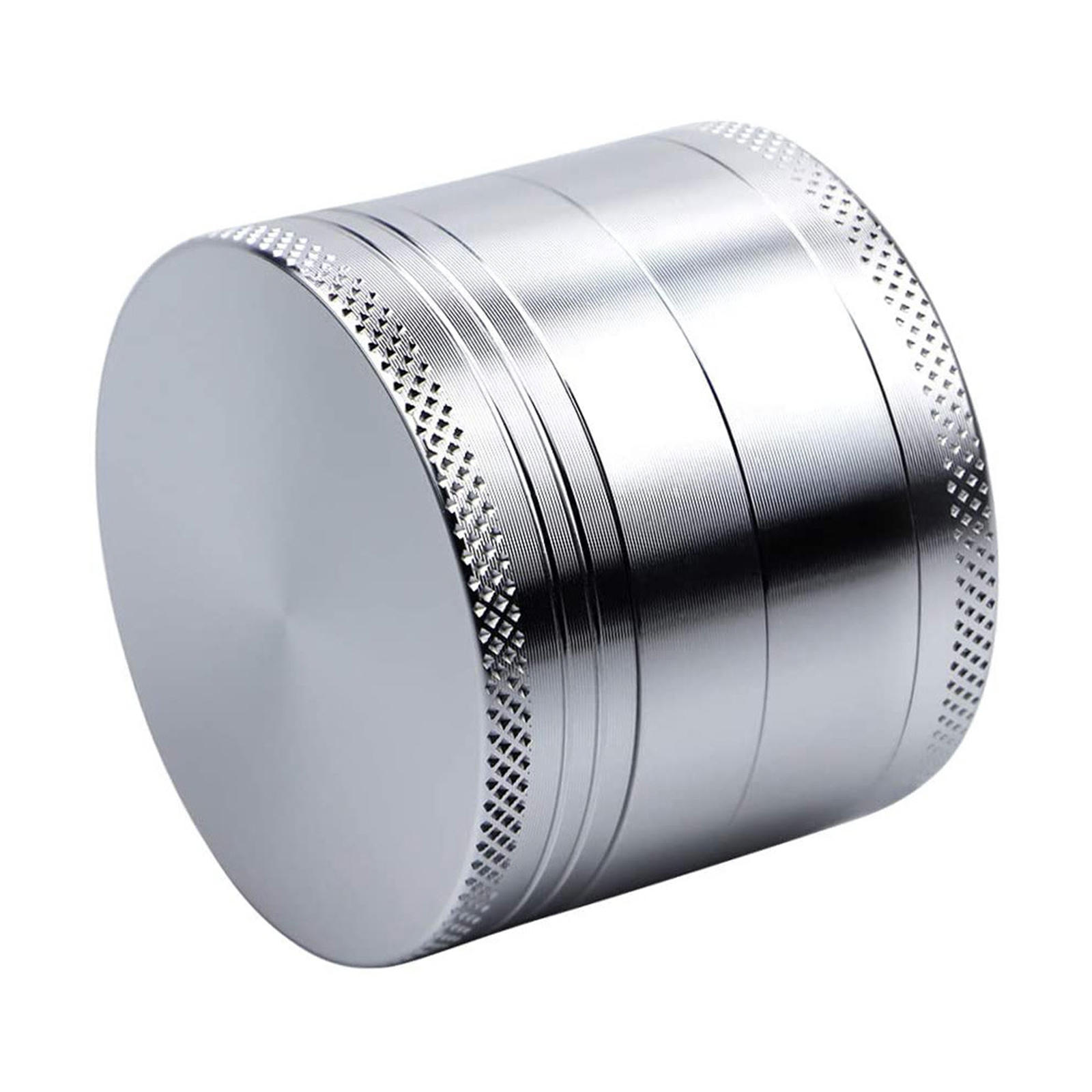4 Piece Herb Grinder Smoking Pipe Accessories Magnetized Lid Kitchen Gadgets Handheld Aluminum Alloy Tobacco Crusher for Herb