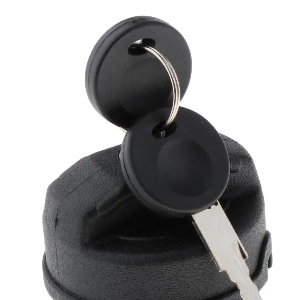 65mm Plastic Car Locking Fuel Cap w/ Keys Car Accessories Black suits for VW