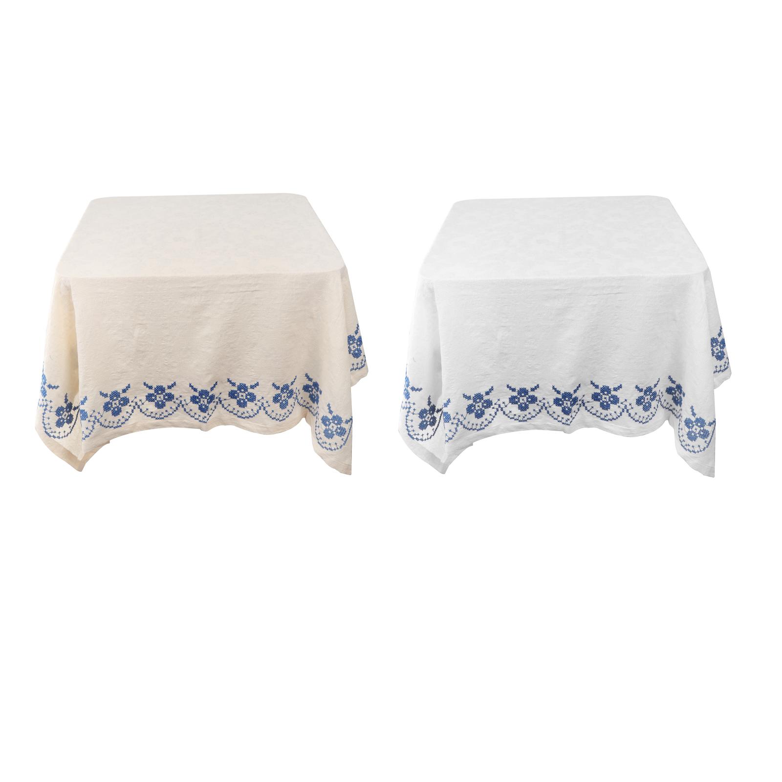 Rectangle Cotton Tablecloth Table Overlays Wedding Party Tabletop Decoration Banquet Dining Table Cover Christmas Table Cloth