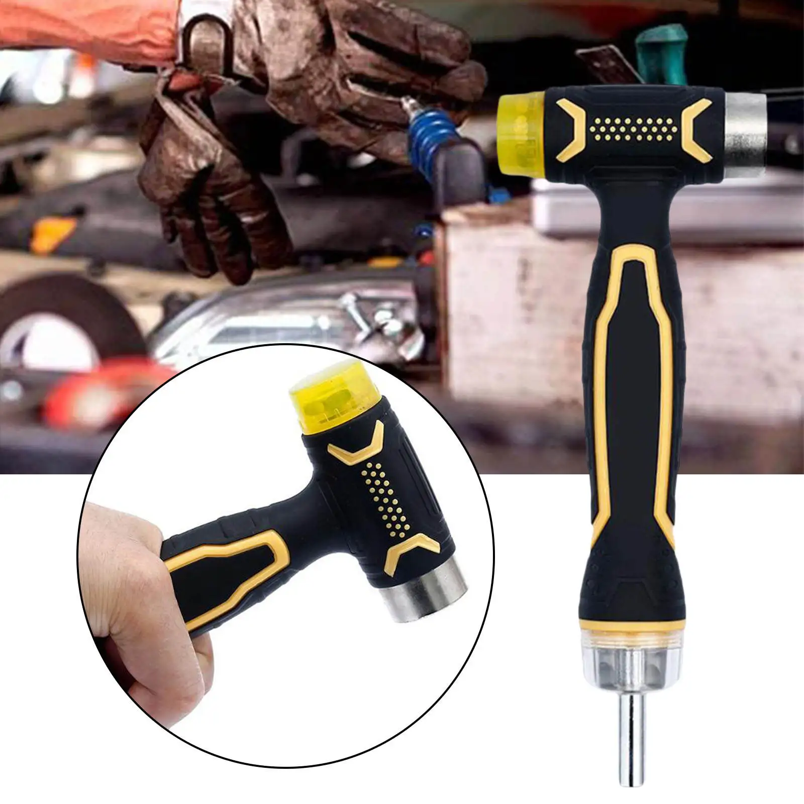 Mini Hammer Hardware Tool Repairing Tool DIY Multipurpose for Auto Repair Camping Woodworking Outdoor