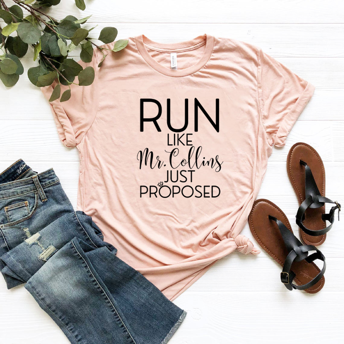 correr como collins acaba de propor manga comprida orgulho preconceito camisa jane austen tshirt livro amante presente unissex tees