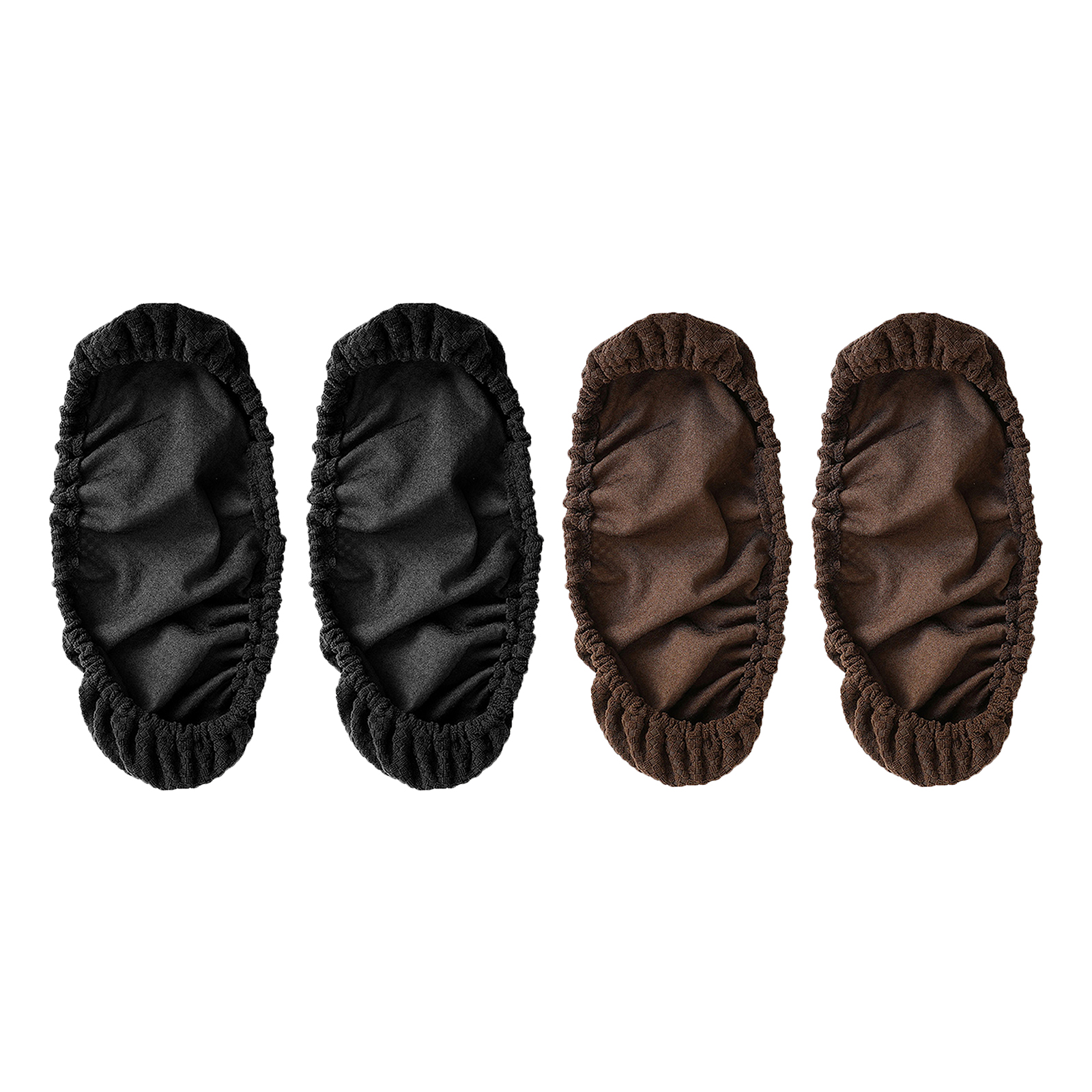 2 Pairs of Armrest Covers for Chair Cover for 25-33 Cm Washable Black