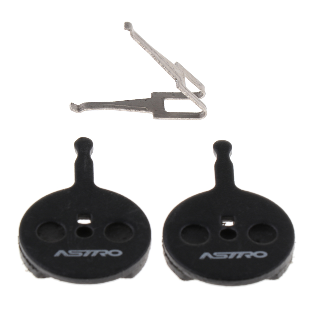 Bicycle Bike Disc Brake Pads with Resin Base and Metal Plate for MTB BMX Bikes