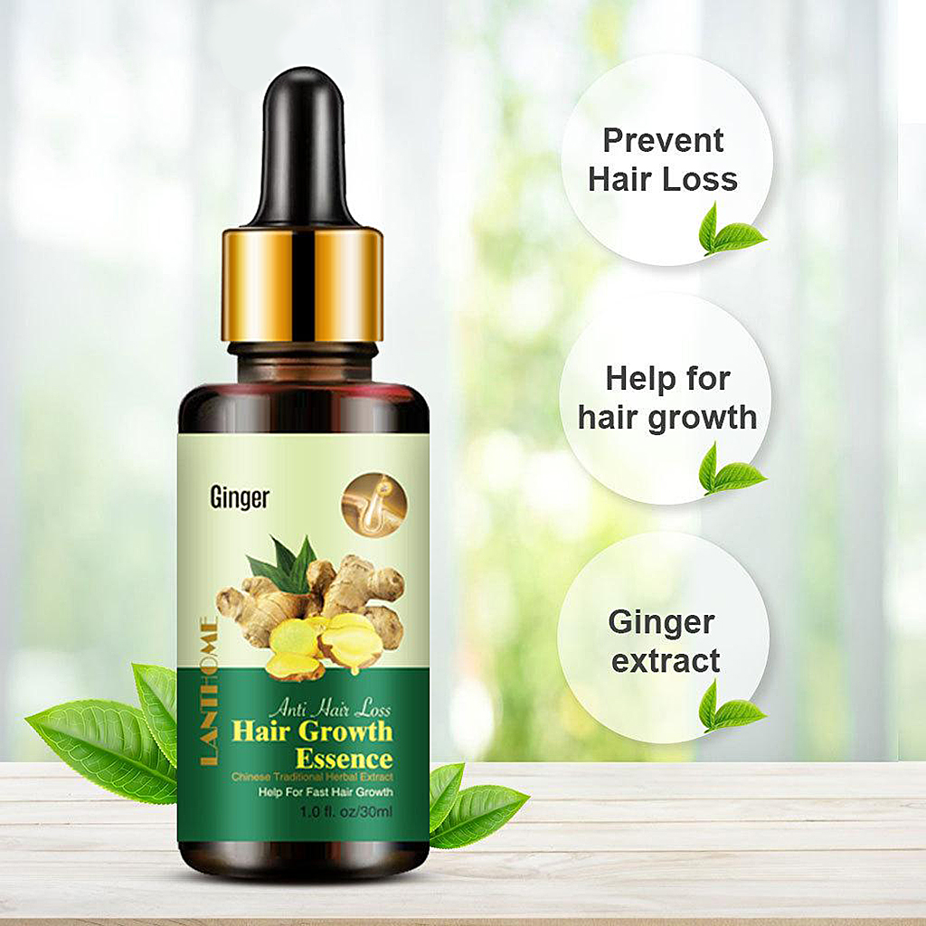 Growth Serum Ginger Essential Oil Repairs Hair Follicles for and Women Ginger Fast Hair Growth Serum Essential Oil