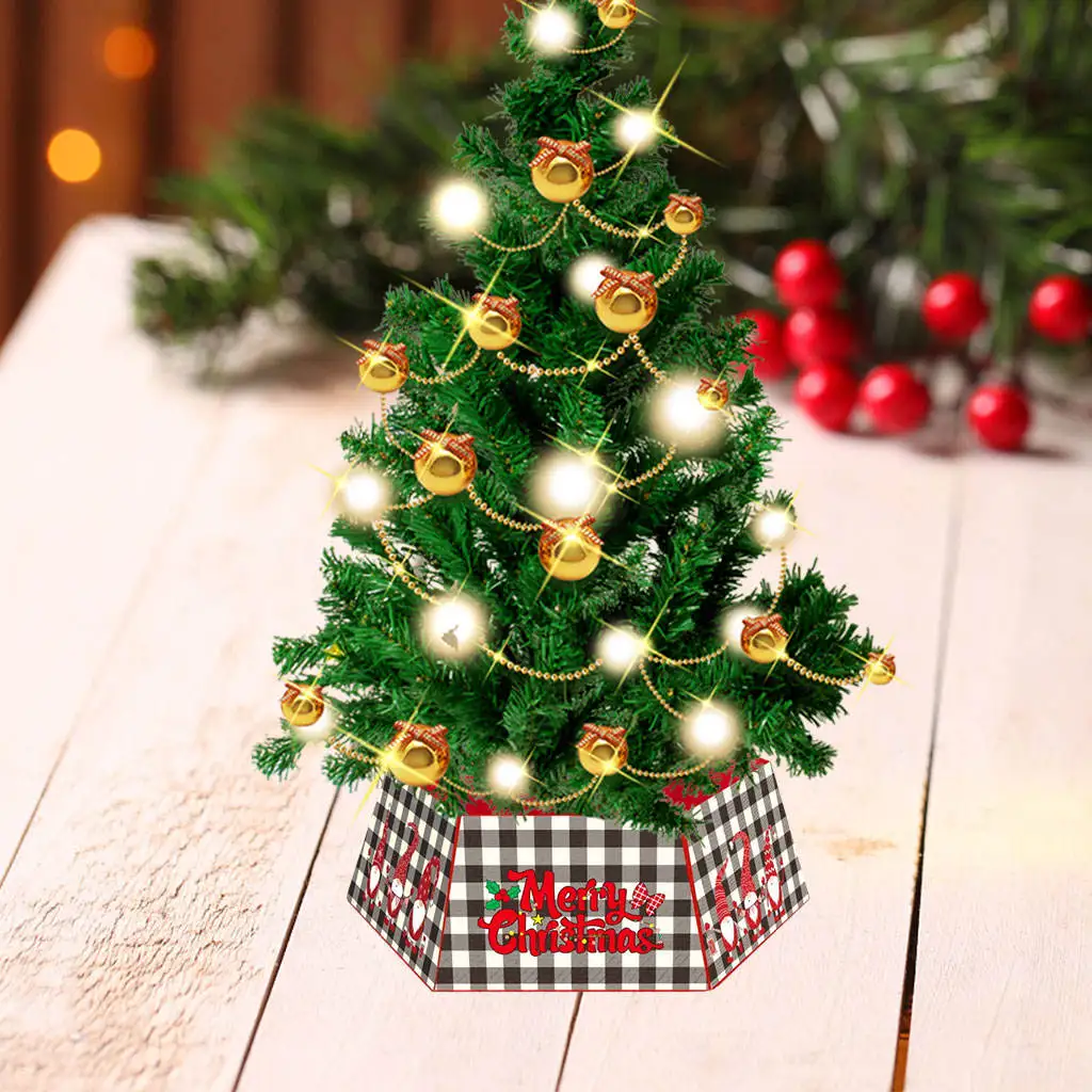 Christmas Tree Collar Classic Xmas Tree Skirts for Christmas Tree Decorations