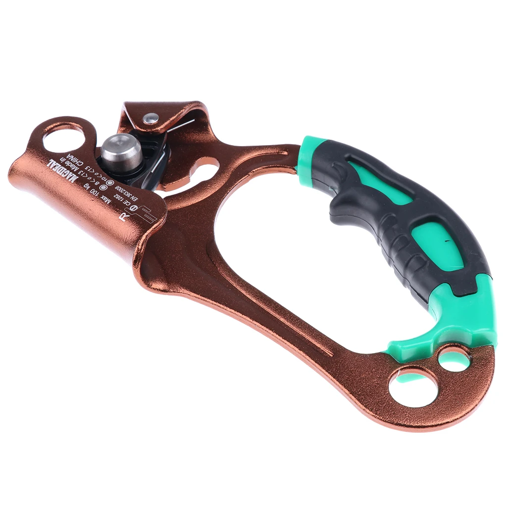 Outdoor 4KN Right Hand Ascender Rock Climbing Caving Mountaineering Equipment  Tool
