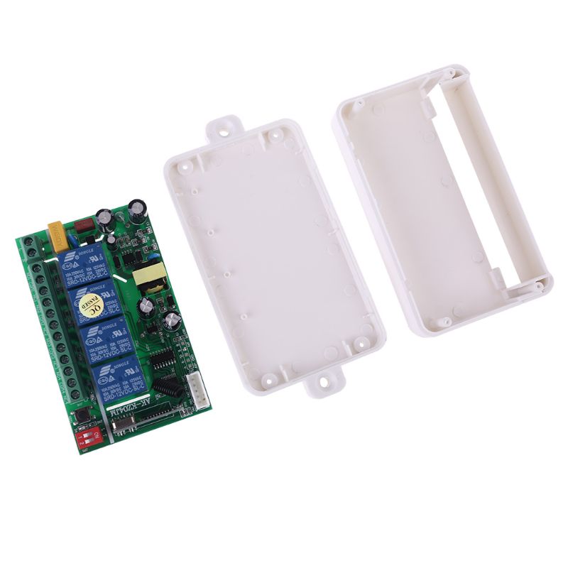 rf + 7003 Interruptores Manual Integrado Controlador 315mhz 433mhz 57bc 250v 4ch 4 7 Controle remoto inteligente