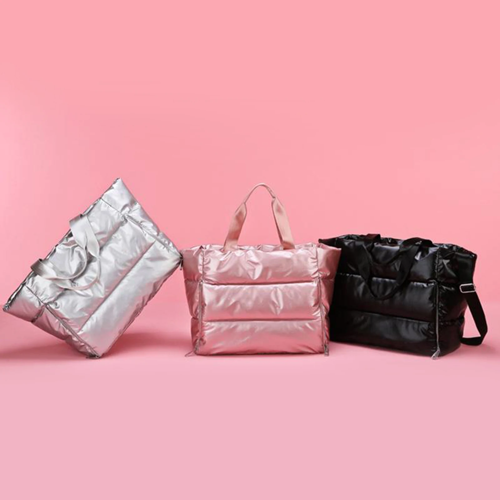 Waterproof Women Gym Fitness Bag Large Capacity Sport Travel Duffel Tote Bag Waterproof Women Gym Fitness Bag Large Capacity Sport Travel Duffel Tote Bag