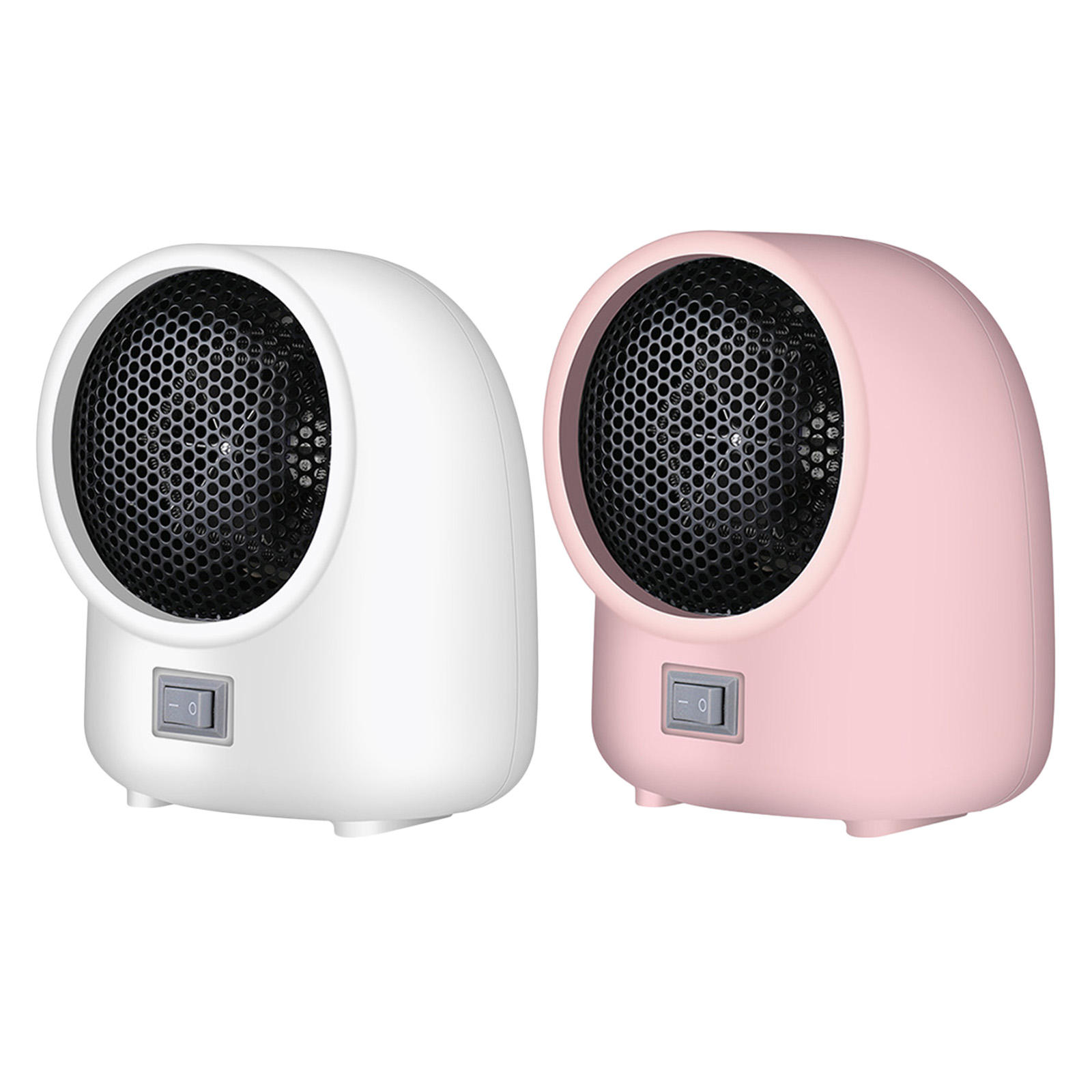 Portable Mini Space Heater 400W Electric Personal Fast Heating with 2 Modes Freestanding Plastic Fan for Desktop Table Winter