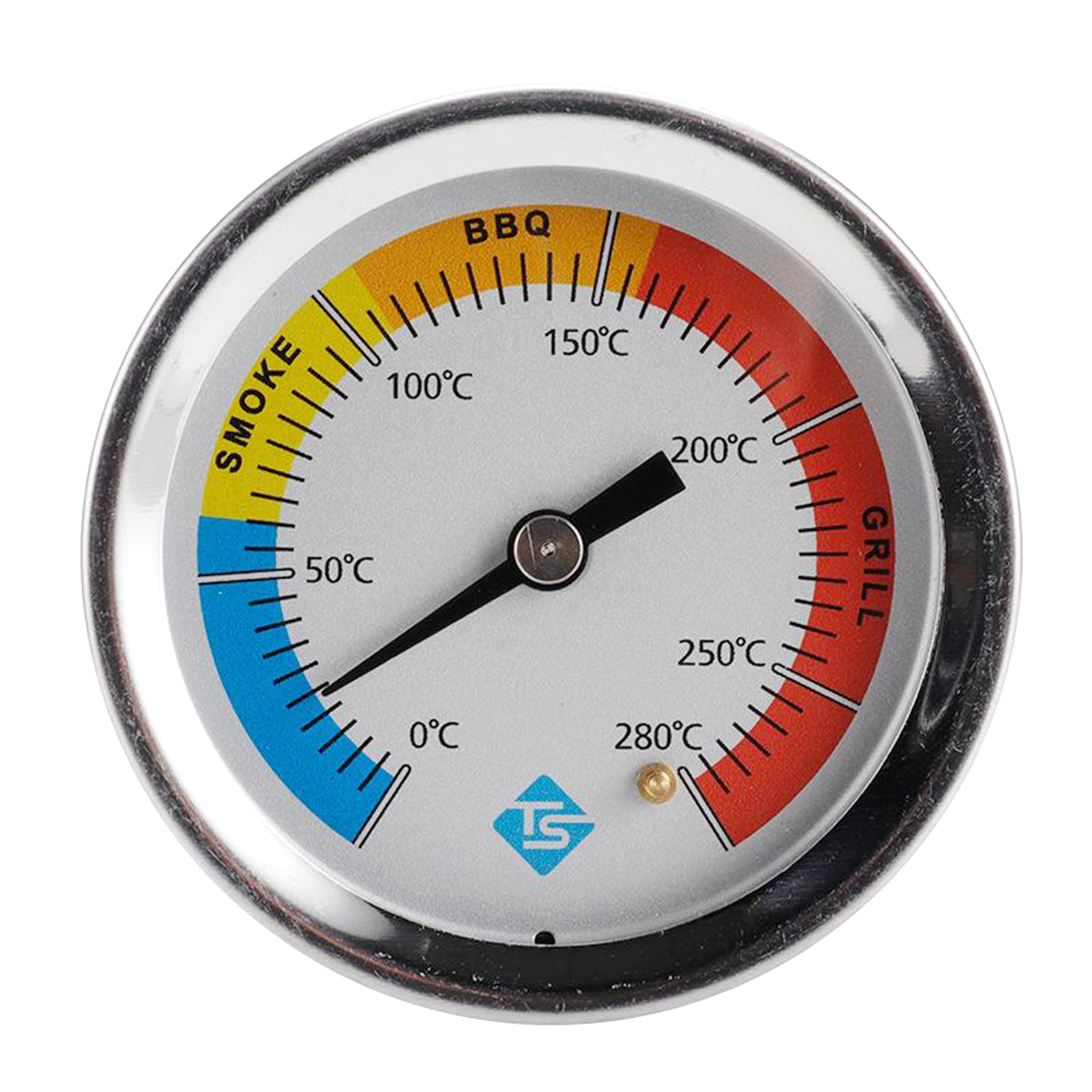 Stainless Steel Thermometer Measure Grill Temperature for Oven Kitchen
