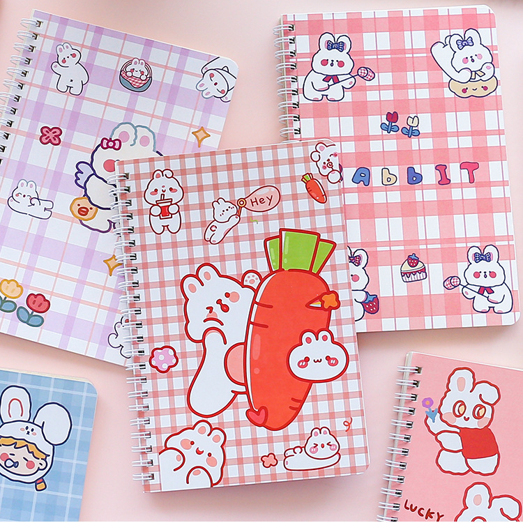 caderno diário kawaii solto-folha 60 folhas planejador